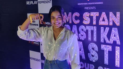 Sumbul Touqeer Came For First Live Concert Of Mc Stan In Mumbai Youtube