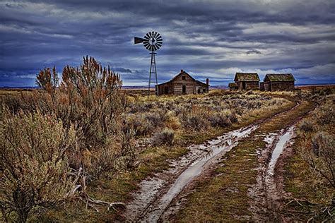 Rick Williams Photography Old Farm And Windmill