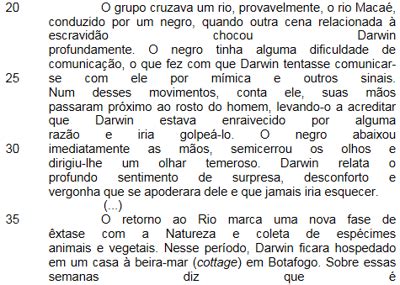 Quest O Leia O Texto Ii Para Responder A Quest O Assinale A Alternativa