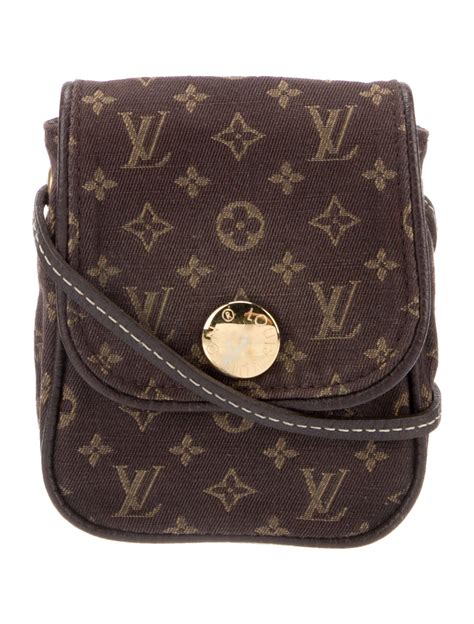 Louis Vuitton Monogram Mini Lin Pochette Cancun Brown Mini Bags