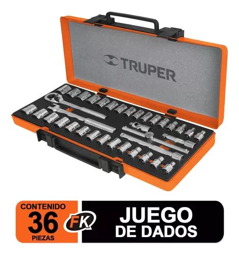 Juego Autoclé Cuadro 3 8 36 Pz Std Y Mm Truper 13955 Cuotas sin