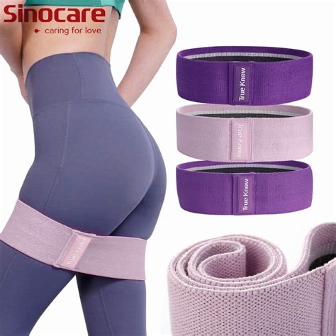 Sinocare Manufacturer Custom Fabric Workout Exercise Bands Non Slip