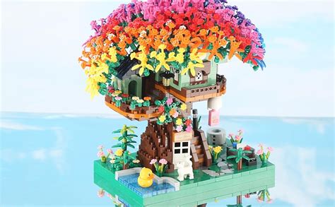 Amazon Yushinv Cherry Blossom Tree Building Set Original Music