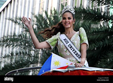 Philippines 21st Feb 2019 Miss Universe Philippines 2018 Catriona