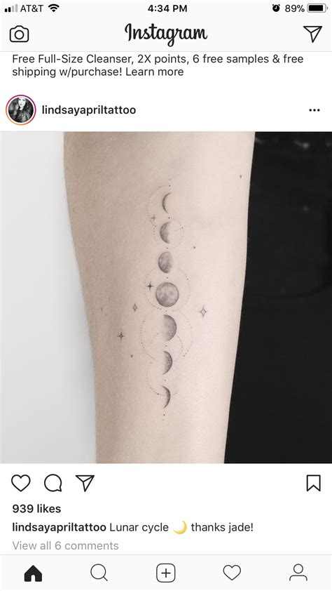 101 Amazing Phases Of The Moon Tattoo Ideas You Will Love Artofit