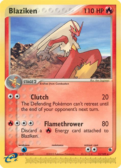 Blaziken · Ruby And Sapphire Rs 15 ‹ Pkmncards