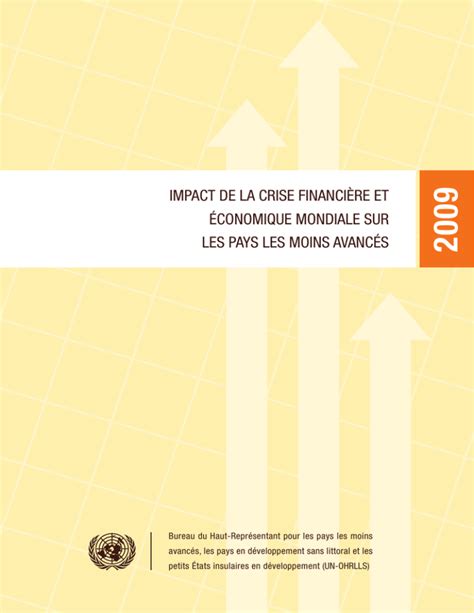 impact de la crise financière et économique mondiale UN