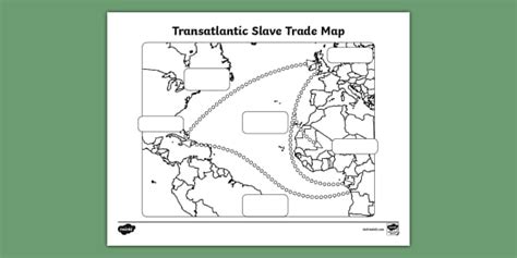 Transatlantic Slave Trade Map Activity Teacher Made