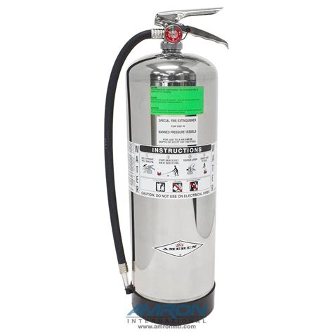 Amerex Hyperbaric Water Based Fire Extinguisher Model 240h Fire Extinguisher Extinguisher Fire