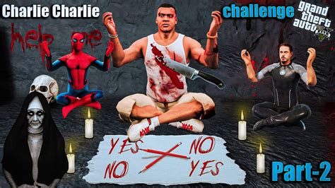 Franklin Plays Charlie Charlie Ghost Challenge At Night Part