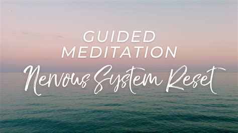 15 Minute Guided Meditation To Reset Your Nervous System — Caren Baginski