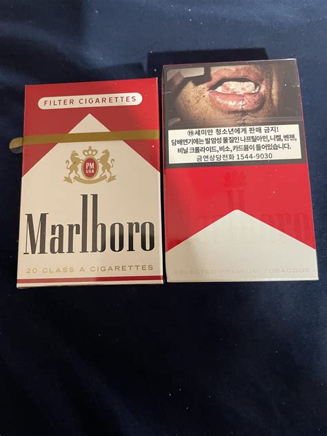 The Difference Between Korea And Marlboro Red Cigarette 41 Off