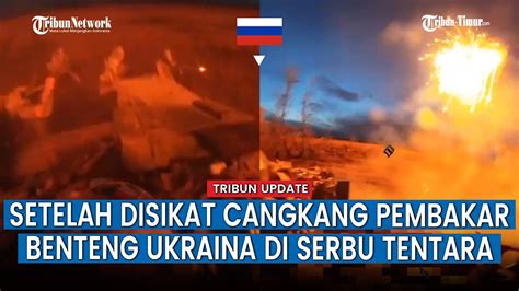 Gunakan Meriam 30mm Pasukan Moskow Hancurkan Titik Pertahanan Ukraina