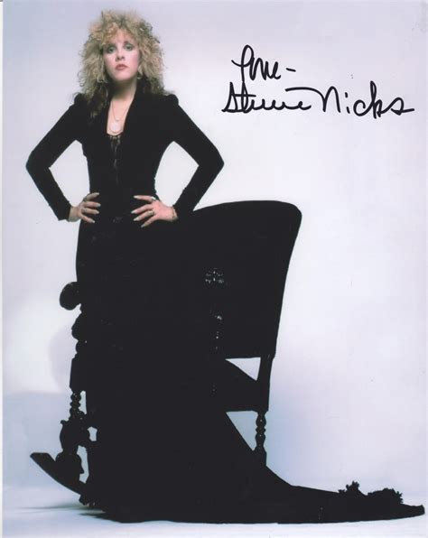 Signed Stevie Nicks Photo Autographed Fleetwood Mac W Coa Etsy