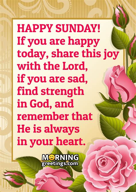 50 Best Sunday Morning Quotes Wishes Pics Morning Greetings Morning