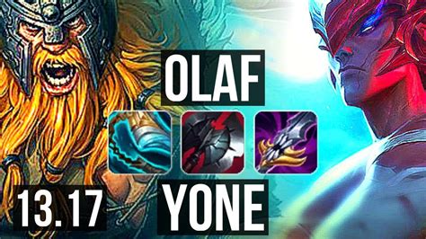 Olaf Vs Yone Top Quadra Games Dominating Rank