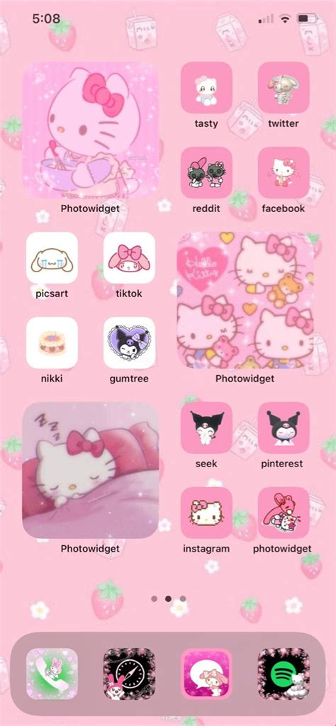 Hello Kitty Theme Iphone