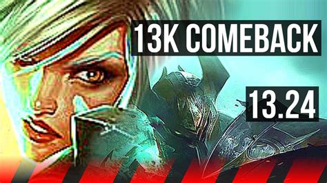 Riven Vs Mordekaiser Top Comeback M Mastery Br Master