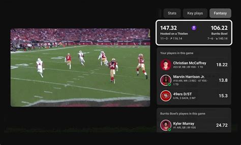 YouTube TV Scores With Fantasy Teams And NFL Sunday Ticket Custom