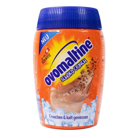 Ovomaltine Schoko Crunch Kakao Pulver zum kalt genießen einzigartiger