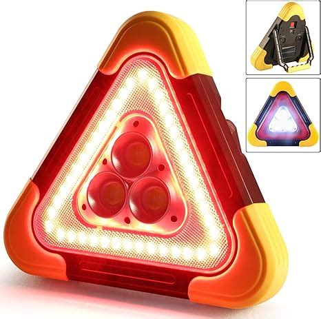 Enshui Safety Triangle Multifunctional Emergency Triangles Lights Led