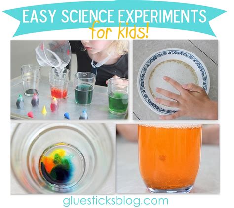 Easy Science Experiments for Kids | Gluesticks