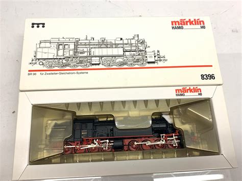 H0 Märklin Hamo 8396 BR 96 017 Mallet 2 ep vitrína orig box Aukro