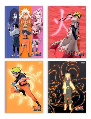 Cuaderno Brochure Naruto Shippuden F Materia Grande Mercadolibre