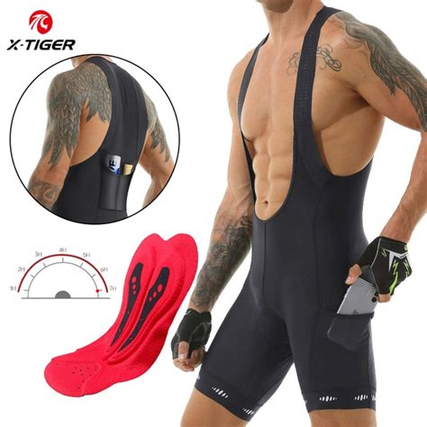 X Tiger Pantalones Cortos De Ciclismo Para Hombre Con Bolsillo Upf