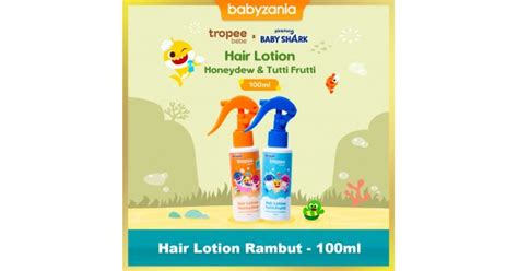 Tropee Bebe X Pinkfong Hair Lotion Hair Lotion Rambut 100 Ml