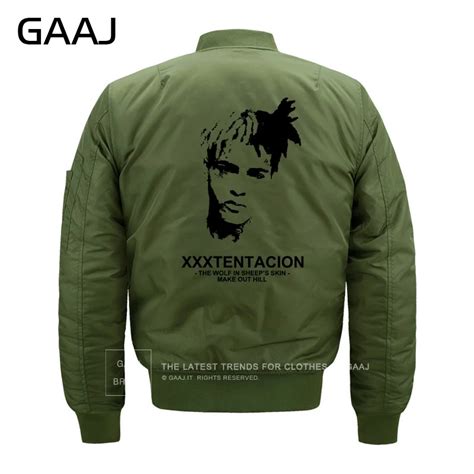 Xxxtentacion Rapper Jackets Men Pilot 6xl 7xl 8xl Jacket Waterproof Fashion Casual Plus Size