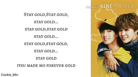 Bts Stay Gold Easy Lyrics Youtube