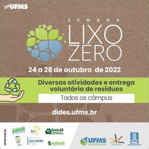 Câmpus têm pontos para descarte de resíduos na Semana Lixo Zero UFMS