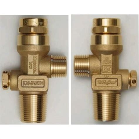 Key Operated Carbon Dioxide Cylinder Valve With Two Piece Spindle At