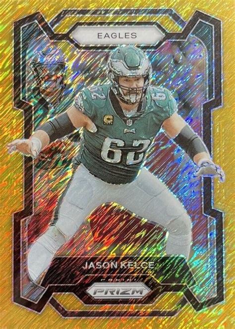 Jason Kelce Prizm Gold Shimmer Price Guide Sports Card