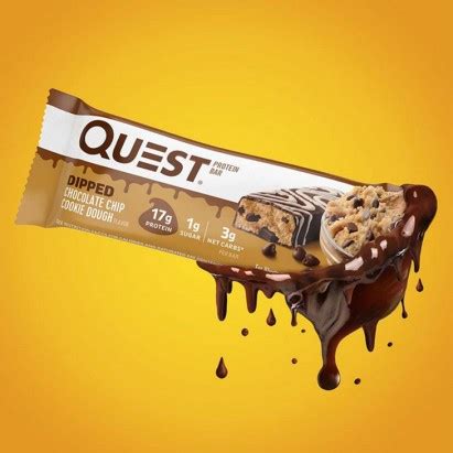 Quest Bar Dipped Chocolate Chip Cookie Dough Baton Ciasteczkowy W