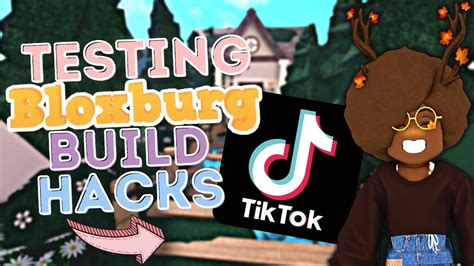 Testing Tiktok Build Hacks In Bloxburg Roblox Youtube