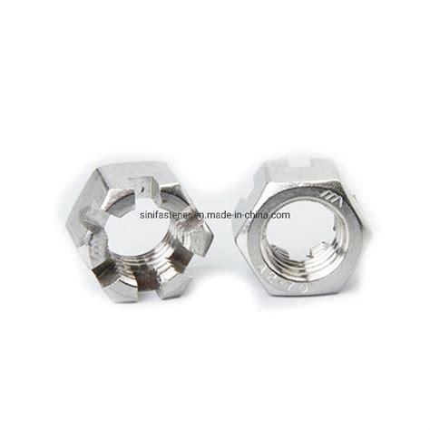 Din Carbon Steel Hex Castle Slotted Nut China Nut And Hex Nut