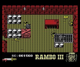 Screenshot Of Rambo III MSX 1988 MobyGames