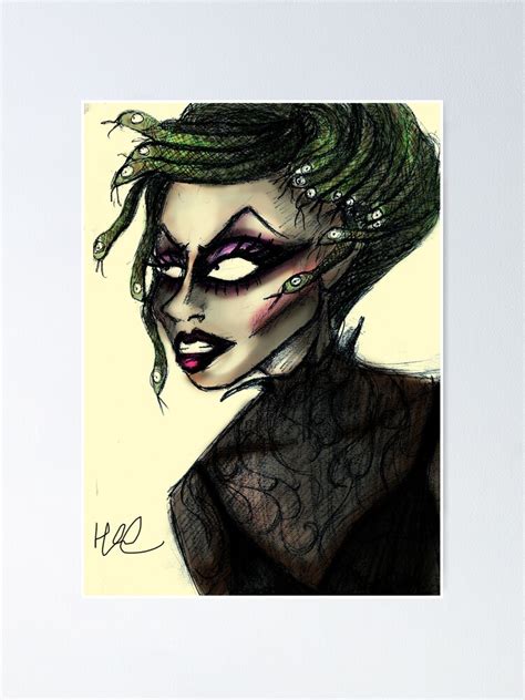 Yara Sofia As Medusa Poster By Missdaytripper Redbubble