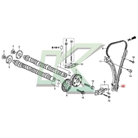 Guia Cadena De Distribucion Original Honda Serie K24 KBS Tune