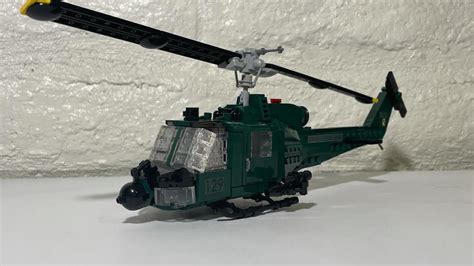 Lego • Uh 1c Huey Iroquois” Vietnam War Helicopter Gunship Youtube