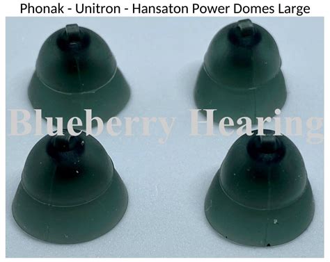 Genuine Phonak Unitron Hansaton Silicone Smokey Domes Closed All Sizes Hearing Aids Store