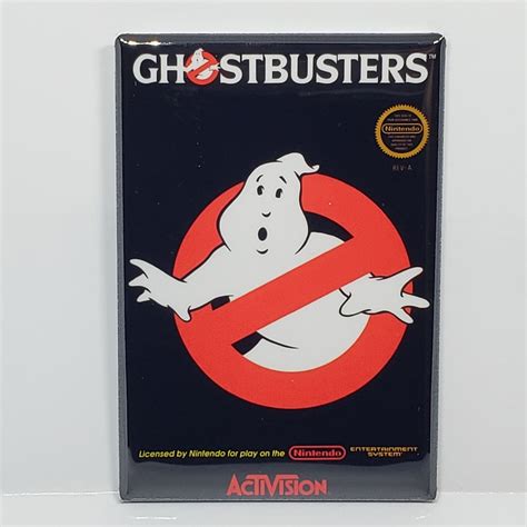 Ghostbusters Nes Magnet Fast Shipping Etsy