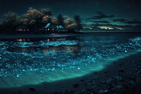 Bioluminescent Bay Stock Illustrations – 23 Bioluminescent Bay Stock ...