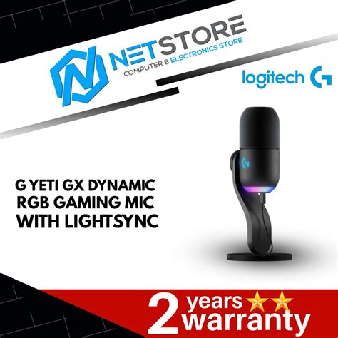 LOGITECH G YETI GX DYNAMIC RGB GAMING MIC WITH LIGHTSYNC 988 000571