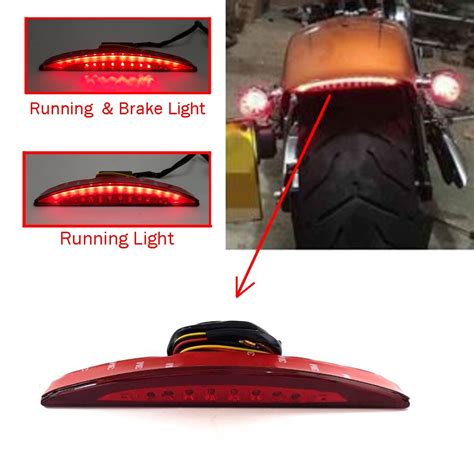 Fender Tip Brake Tail Light Led For Up To Breakout Fxsb Harley