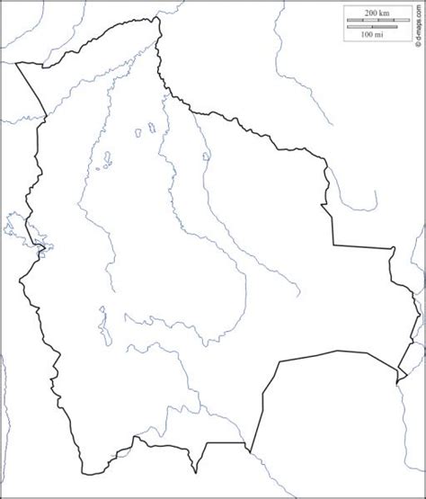 Print Map Quiz Hidrograf A De Bolivia Biolog A Hidrograf A