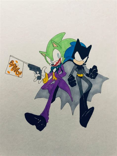 Sonicbatman Crossover By Shayla Arts On Deviantart