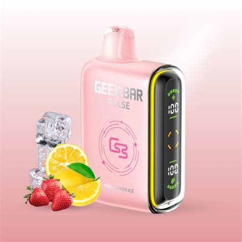 Geek Bar Pulse Disposable Vape Pink Lemon Ice